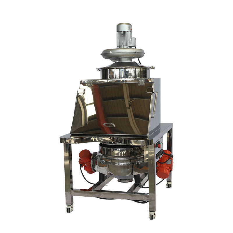 面粉除杂投料无尘一体机304投料站小袋输送直排筛除杂提升机