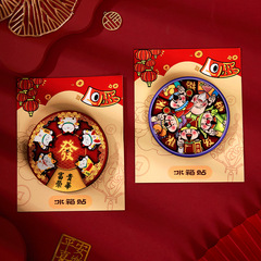 冰箱贴2025新款旋转创意有趣的磁贴磁吸磁铁片时尚高级感特色立体