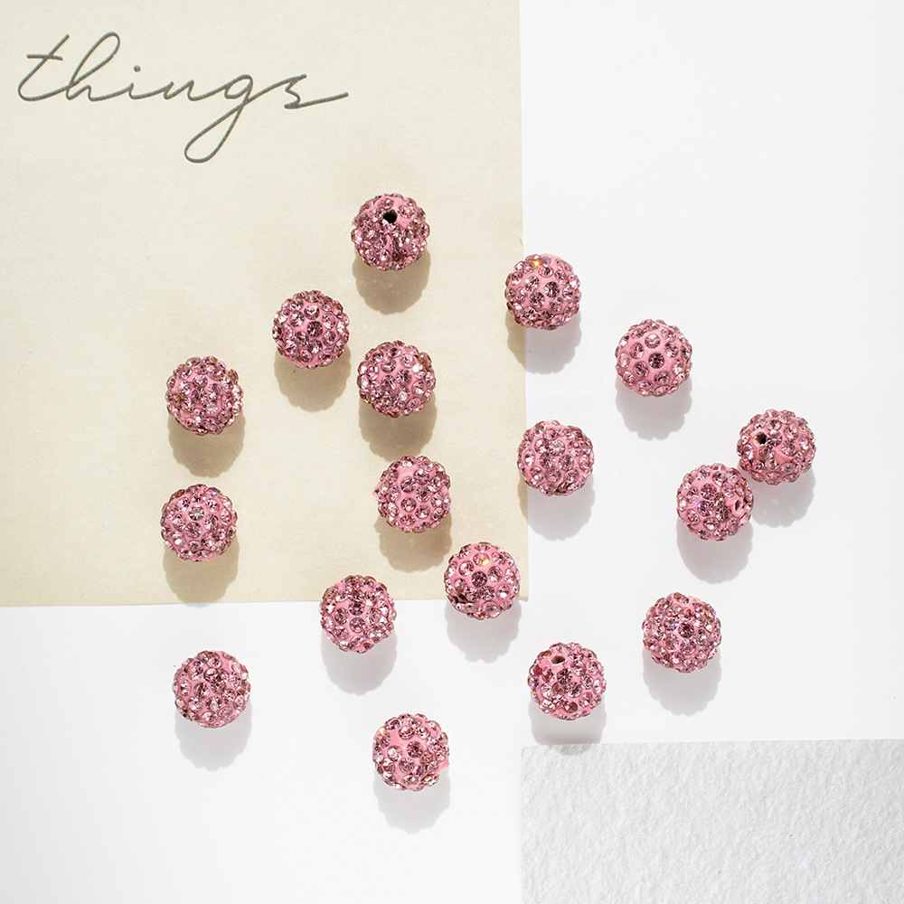 DIY Jewelry Accessories Classification 1 Piece Rhinestone Soft Clay Solid Color DIY Jewelry Accessories