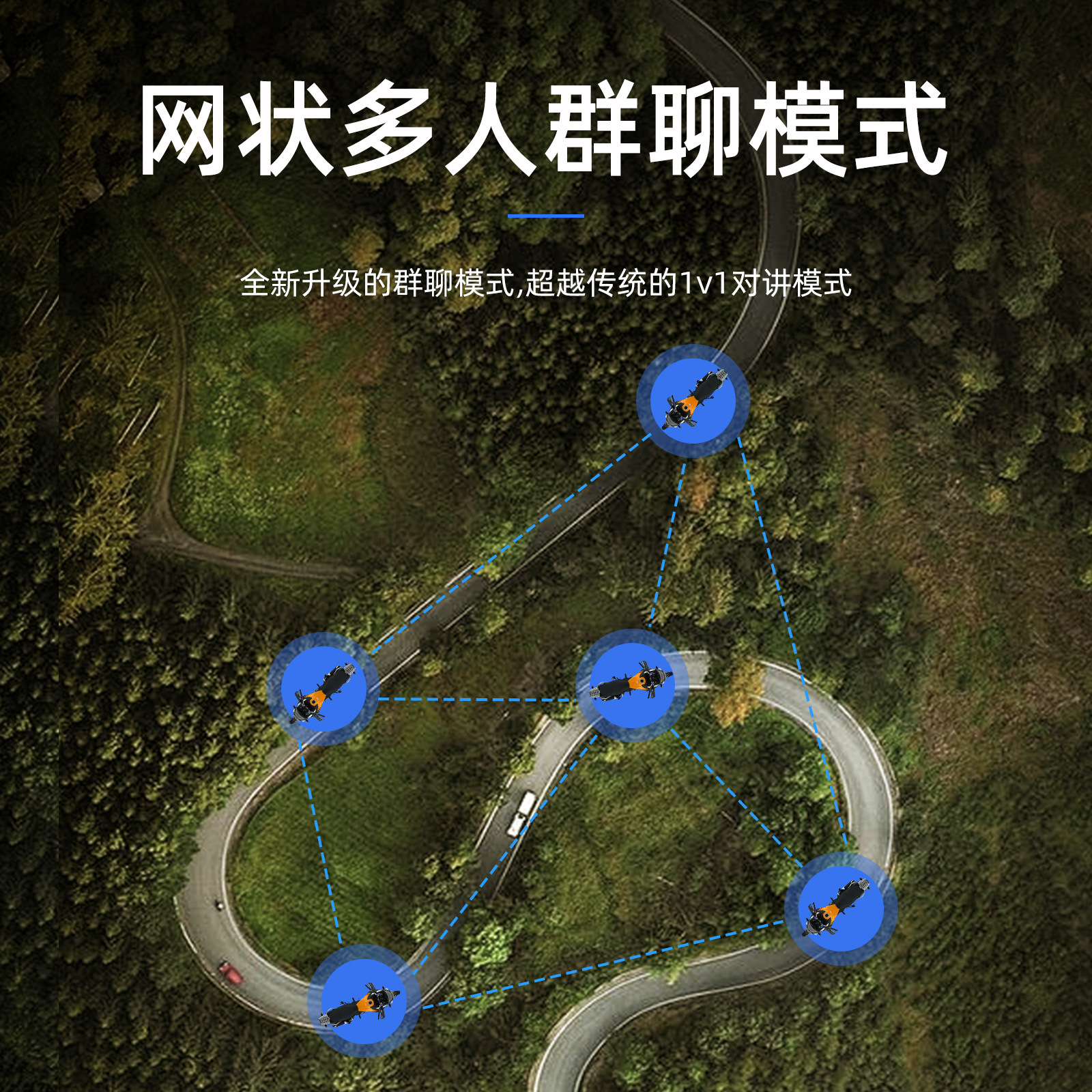 Motorcycle helmet wireless bluetooth headset driving camera recorder APP real-time video double intercom headset