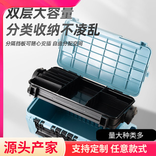 ✅ Manufacturer Wholesale Cross-Border Outdoor Multifunctional Fishing Box Rod Holder Fishing Box Sea Fishing Lure Rod Bait Storage Lure