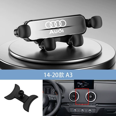 navigation car gravity: Car phone holder - silver-14-20-a3