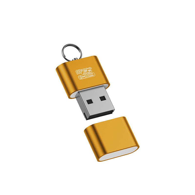 SY-T18 アルミ合金 USB カードリーダーメモリカード tf カード 2.0 高速コンピュータマイクロミニノートブックミニ|undefined