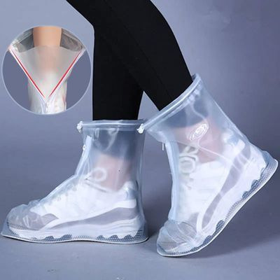 Mid-Tube Thickeneded Waterproof Shoe Covers Non-Slip Wear-Resistant Rain Shoe Covers for Men and Women Rainproof Shoe Covers Zipper Pvc Shoe Covers Wholesale Mid-Tube Thickeneded Waterproof Shoe Covers Non-Slip Wear-Resistant Rain Shoe Covers for Men and Women Rainproof Shoe Covers Zipper Pvc Shoe Covers Wholesale