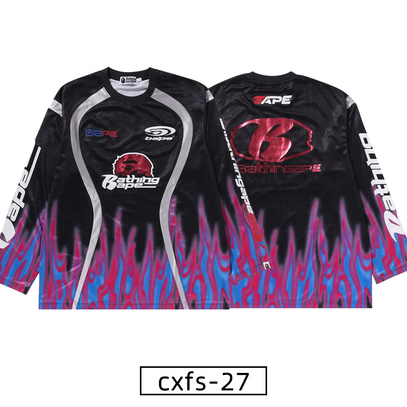 Comercio extranjero transfronterizo para camisetas de fan de manga larga personalizadas otoño y invierno 2025, camisetas de fútbol gruesas, camisetas de fútbol retro