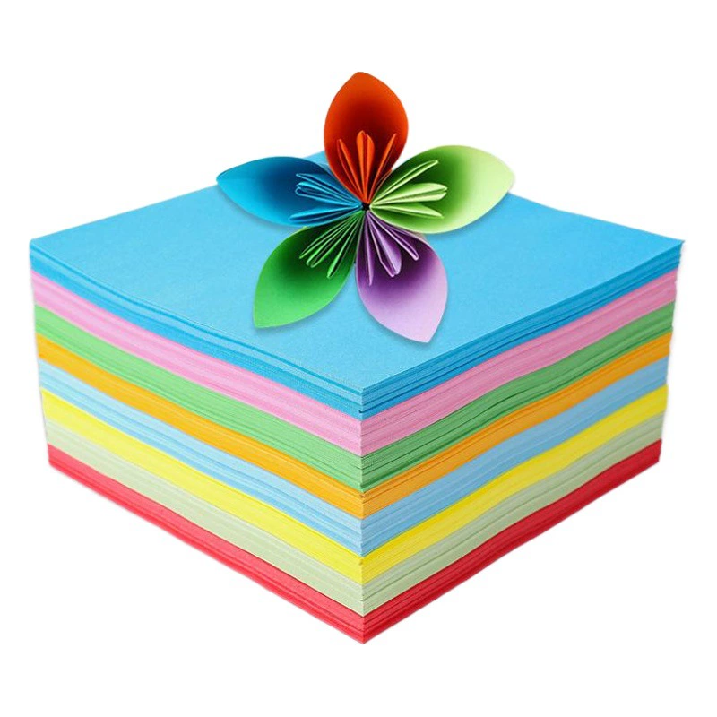 15 см квадратный оригами ручной работы цвет Оригами дети DIY творческий оригами цветная бумага оптом