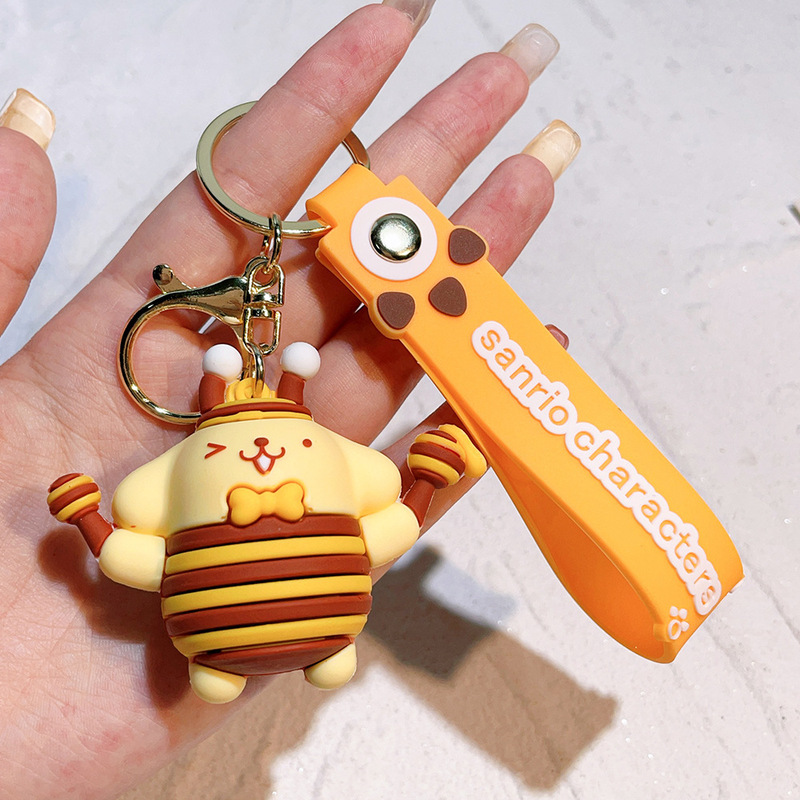 2024 女装サンリオ人形猫クリエイティブガレージロミキーホルダースクールバッグペンダントカップル小さなギフト卸売|undefined