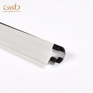 Supply extruded PMMA two-color co-extruded U-shaped lampshade acrylic translucent extruded lampshade