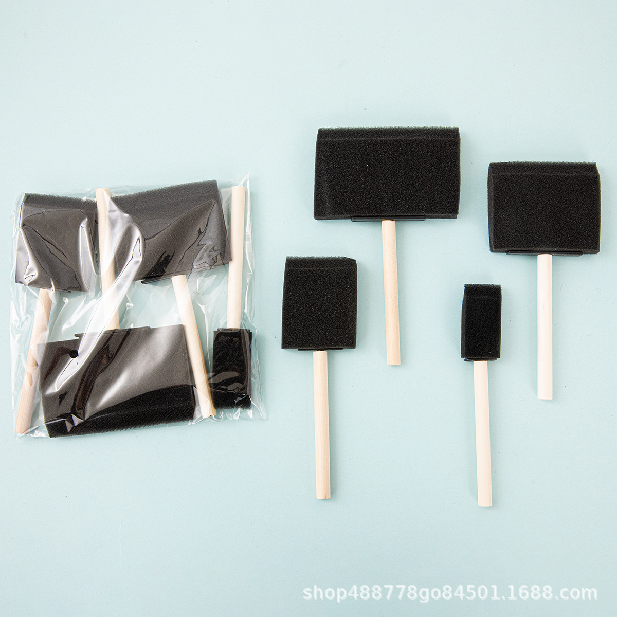 Fabricantes de pintura infantil al por mayor esponja pintura cepillo esponja sello cabeza de hongo EVA rodillo sello diy arte graffiti