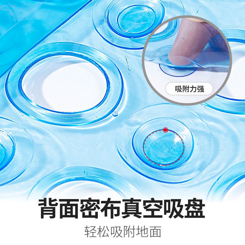 Alfombra antideslizante ultrafina para baño, gran agujero redondo, segura para puerta, hotel y hogar