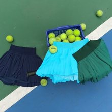网球服新款运动短裙防走光羽毛球网球裙前设计高腰百褶裙跑步速干