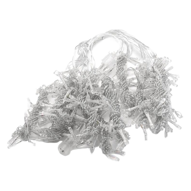 Control remoto solar led Cadena de luz de color al aire libre impermeable jardín patio Festival estrellado cascada Luz de tira de hielo