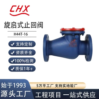 H44T-16止回阀硬密封单作用旋起止回阀铸铁竖装定制防回流旋启式