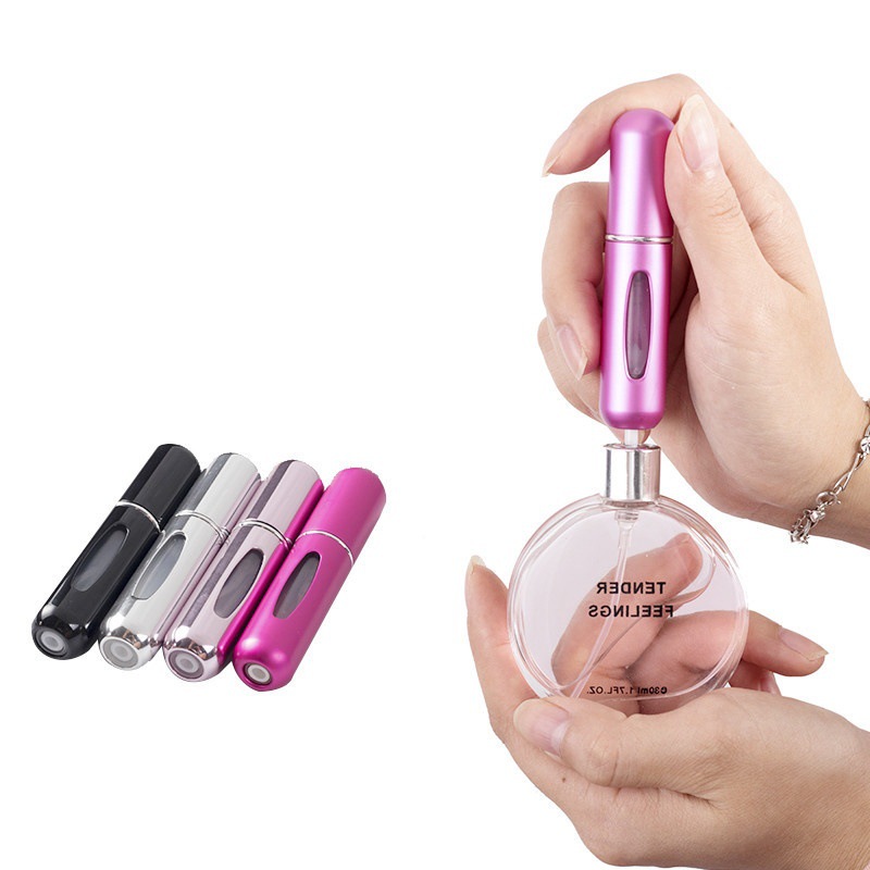 Botella de perfume de 5ml de llenado inferior – atomizador de perfume, llenado directo
