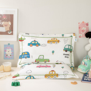 60 satin long-staple cotton children's cotton pillowcase student dormitory cotton pillowcase 30 * 50A baby small pillowcase