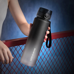 Sports water cup for men with high appearance, large capacity, gradient color, high temperature resistance, fitness portable cup, summer student kettle
