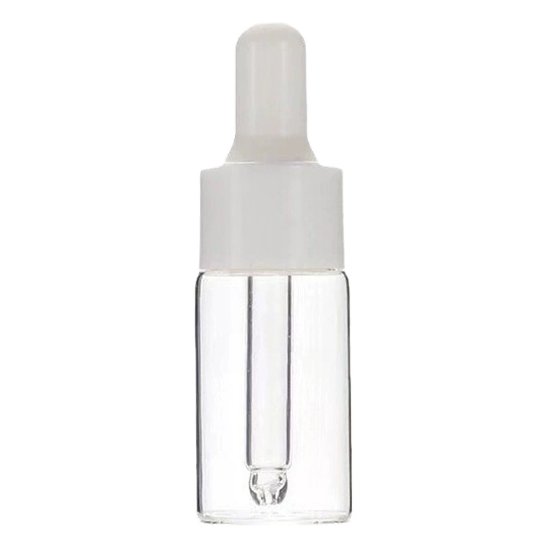 Завод в наличии 5ml10ml прозрачный винт рот флаконы Косметические Эфирное масло капельницы бутылки с серебряным кольцом бутылки