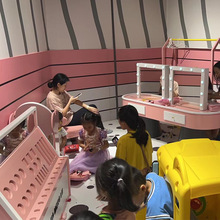 淘气堡情景体验馆仿真超市设备过家家厨房室内游乐设施厂家定制