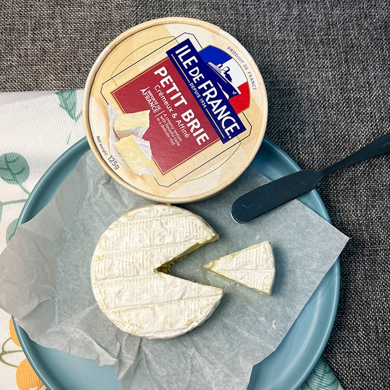 Французский сыр Little Brie Little Bronze Cheese 125г*12 коробка/Коробка мгновенного употребления Мягкие сырные плесени
