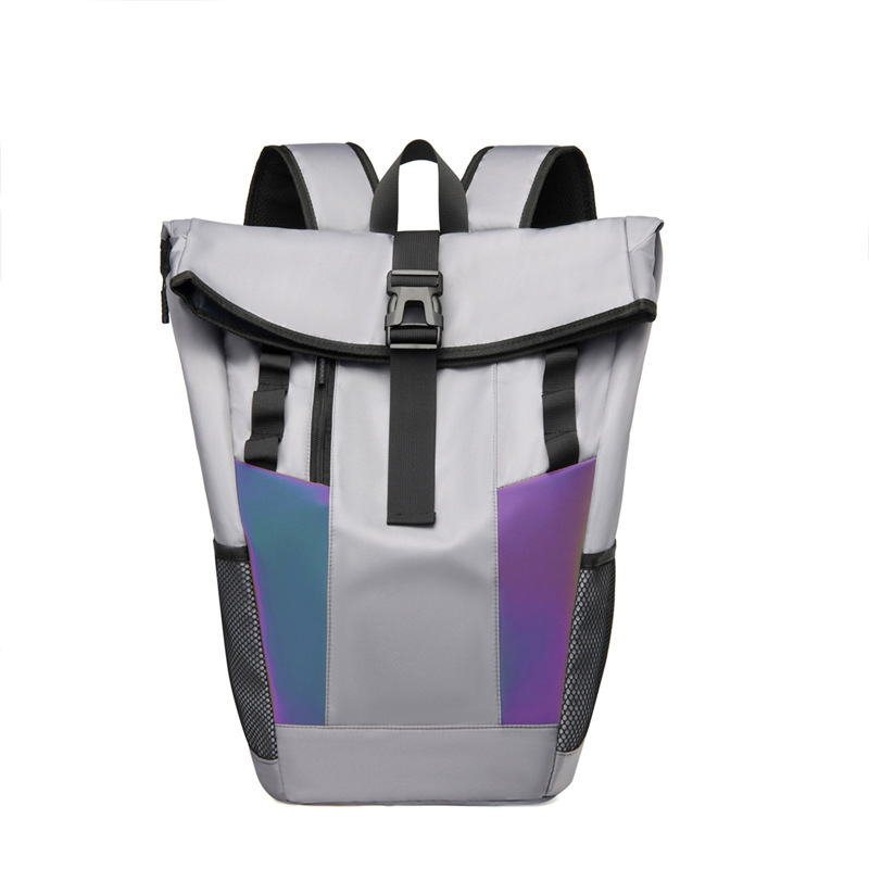 2023 nueva mochila de computadora de gran capacidad para hombres casuales moda contraste color viaje de negocios mochila antirrobo para computadora