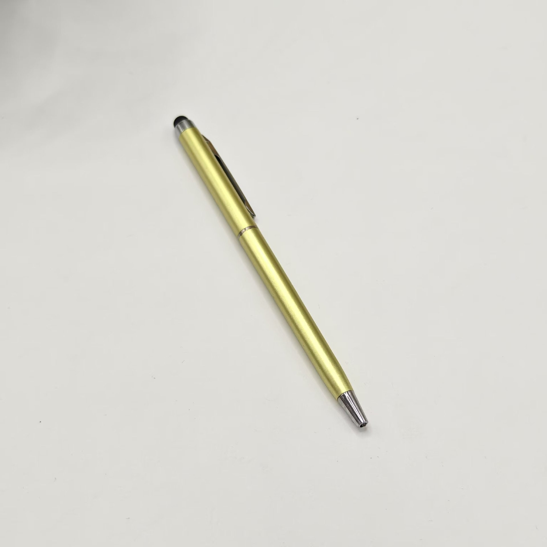 Presionar el lápiz táctil de doble cabeza tablet teléfono móvil de dibujo juego lápiz táctil de condensador de escritura manual lápiz multicolor portátil