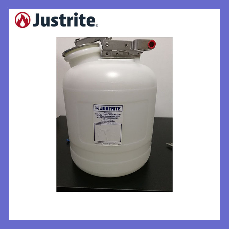 杰斯瑞特Justrite19L自动关闭式废物罐12765