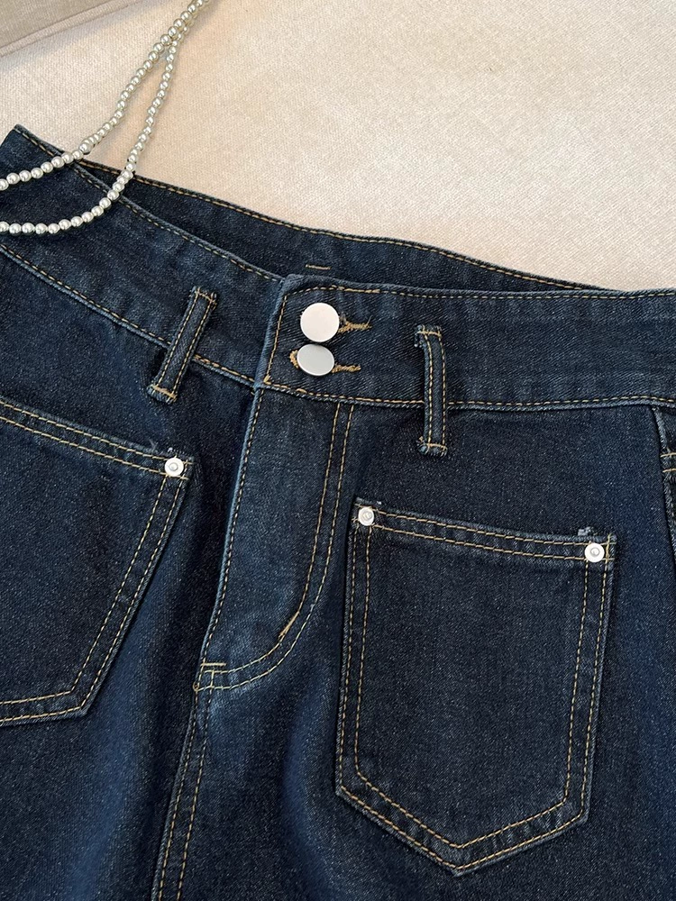 Высок waist retro деним шорты для грушевидного типа фигуры, плюс размер, дружелюбные для подростков, силуэт А