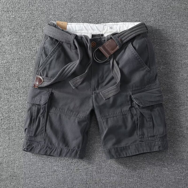 Tooling Shorts Men's Summer Thin Trendy Brand American Loose Japanese Sports Mid-length Pants Functional Casual Pants Fashion Tooling Shorts Men's Summer Thin Trendy Brand American Loose Japanese Sports Mid-length Pants Functional Casual Pants Fashion
