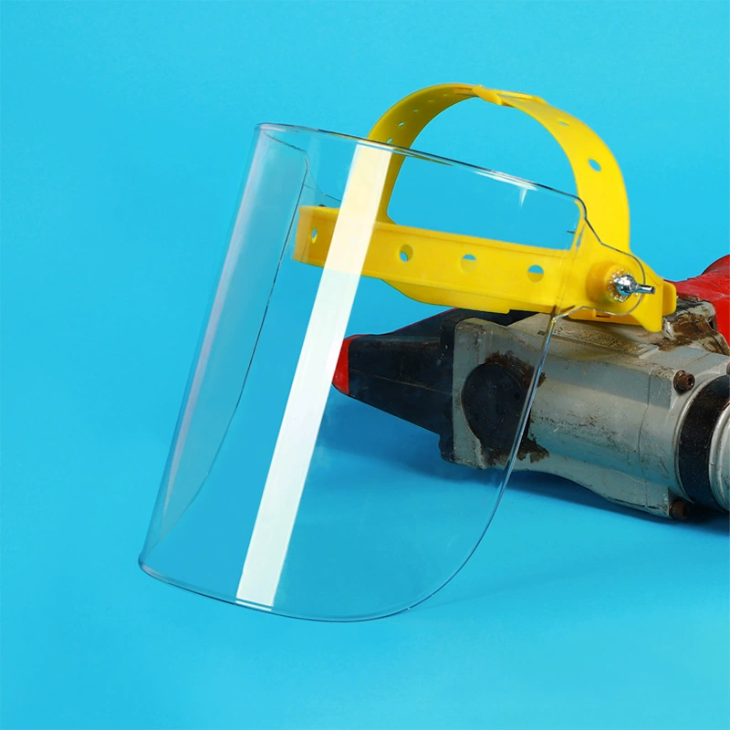 Индивидуальная устанавливаемая на голову высокотемпературная Сварочная маска Прозрачная Противоударная маска для ПК Сварочная защитная маска на заказ лицевой экран