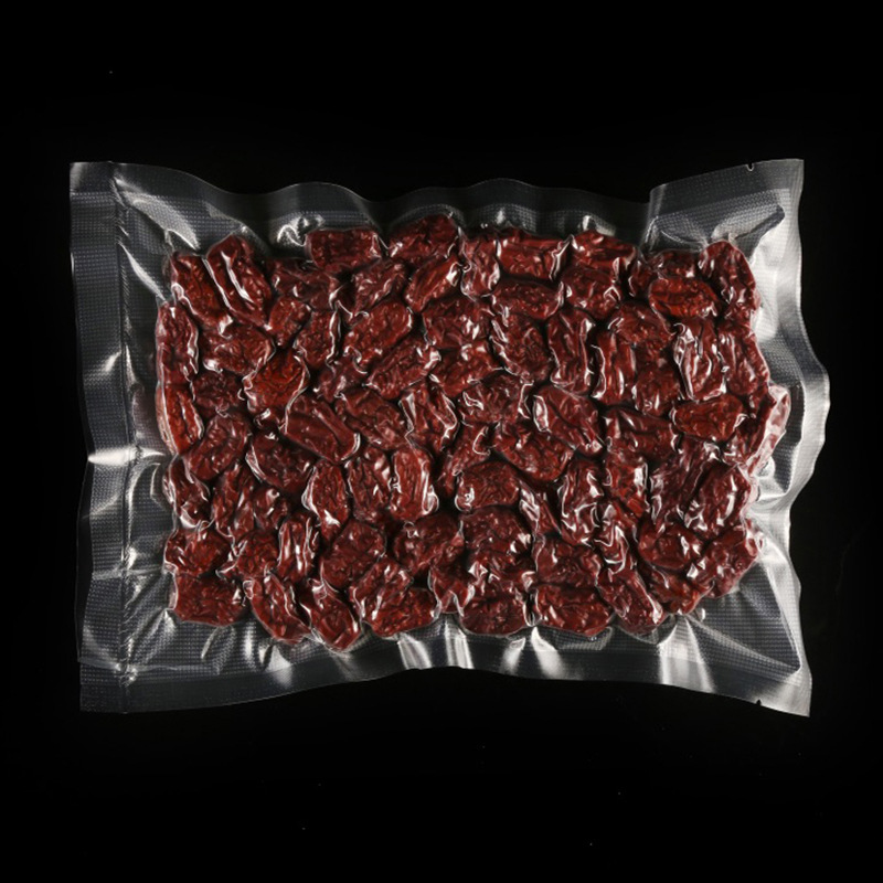 透明封口真空包装袋网纹抽气坚果食品保鲜真空袋抽空卷袋 共挤