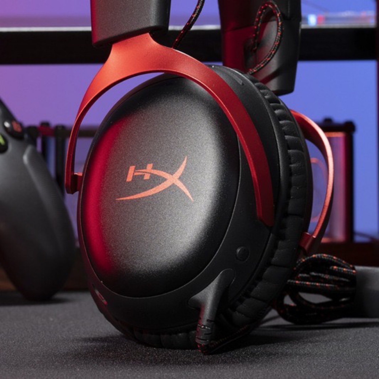 Hyperx Cloudⅲ Extremely Unknown Hurricane 3 Head-Mounted Gaming Headset USB Suitable for Original Kingston Headset
