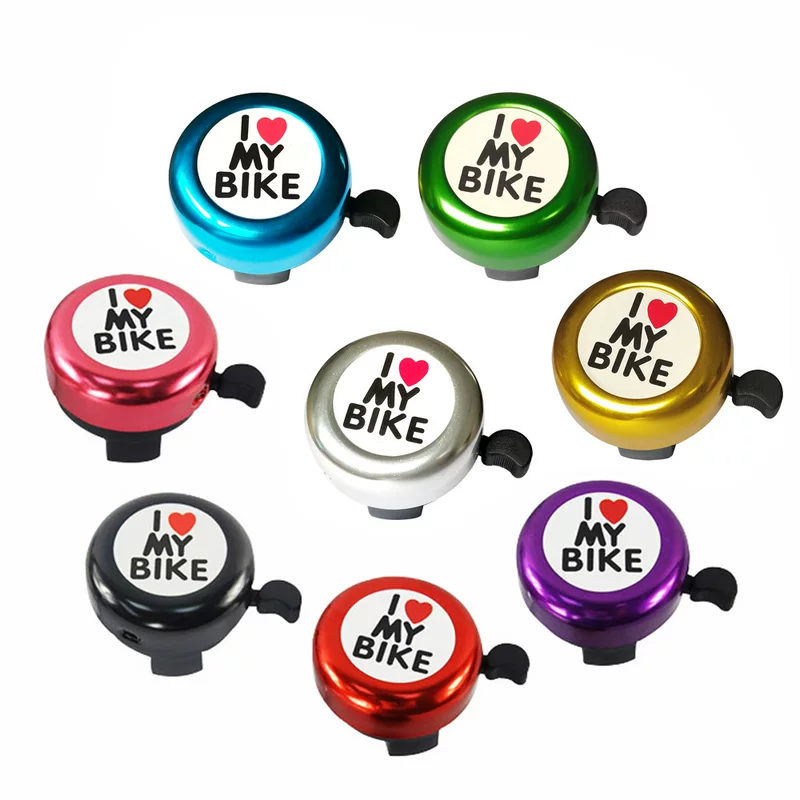 Cute car bell, mountain bike bell heart shaped, sound system, wholesale