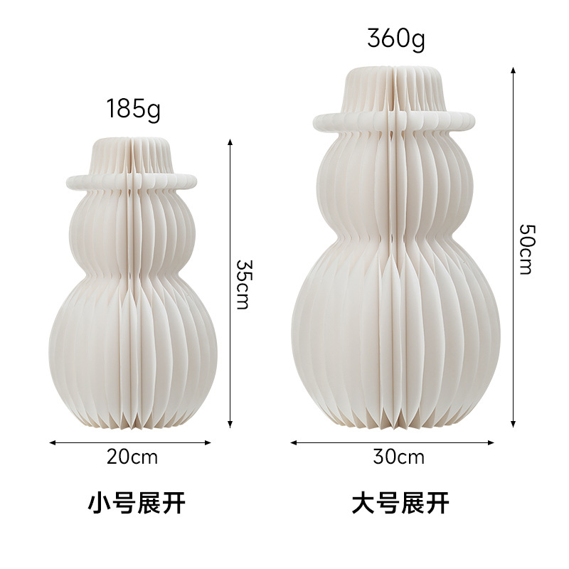 Decoración navideña, nido de abeja de papel blanco, decoración de muñeco de nieve, decoración de ventana de tienda de centro comercial de invierno festivo