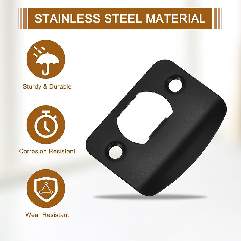 Placa de bloqueo de madera pieza de guía de perno de la puerta bloque de bloqueo cuerpo hebilla pieza perno hebilla caja hardware en stock accesorios al por mayor