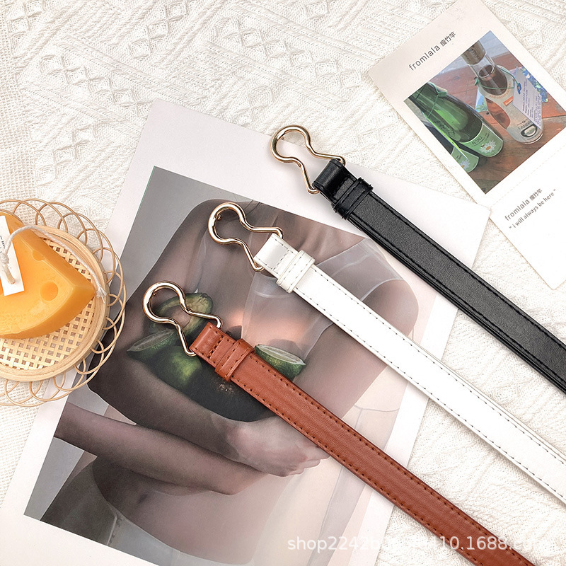 Women's adjustable waist seal fashionable all-match skirt suit down jacket cotton-padded coat decorative waist slimming belt belt