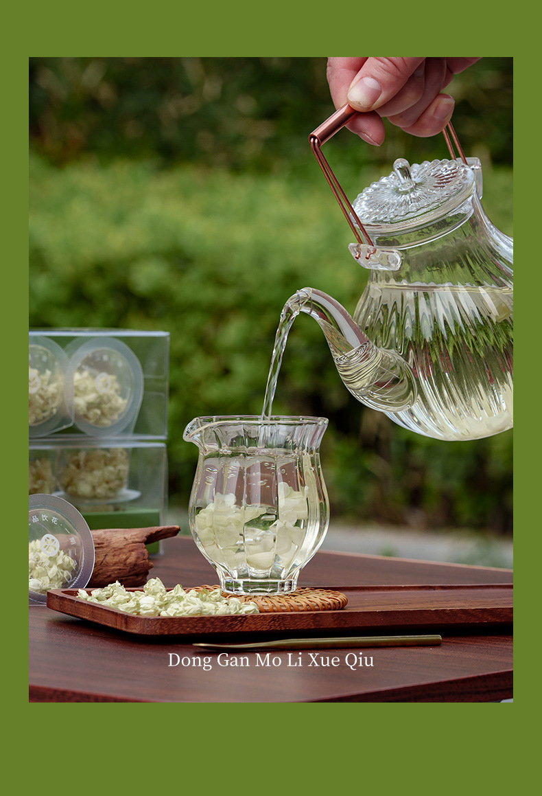 Freeze-Dried Jasmine Snow Ball Mini Canister Tea 10 Canisters Portable Floral Tea Hot Brew key features
