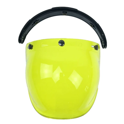 car helmet lens wholesale – Dəbilqə (Kaska) aksesuarları - lemon-yellow-with-stent