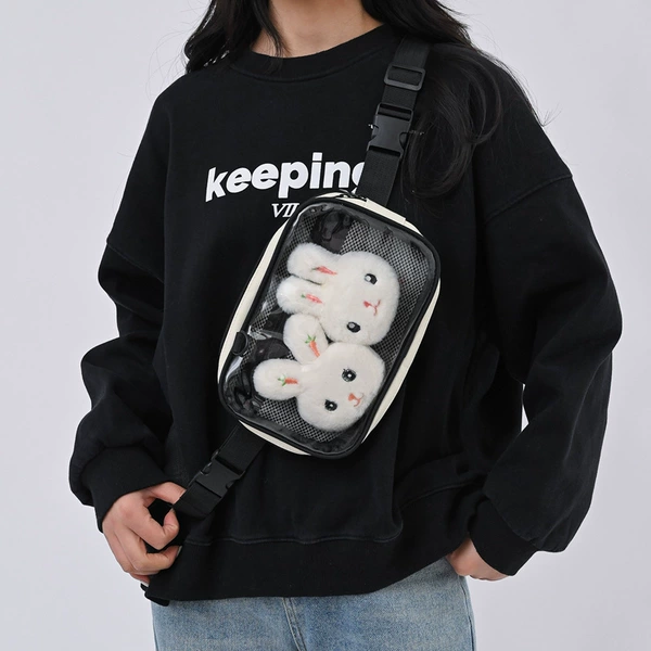 White belt bag
