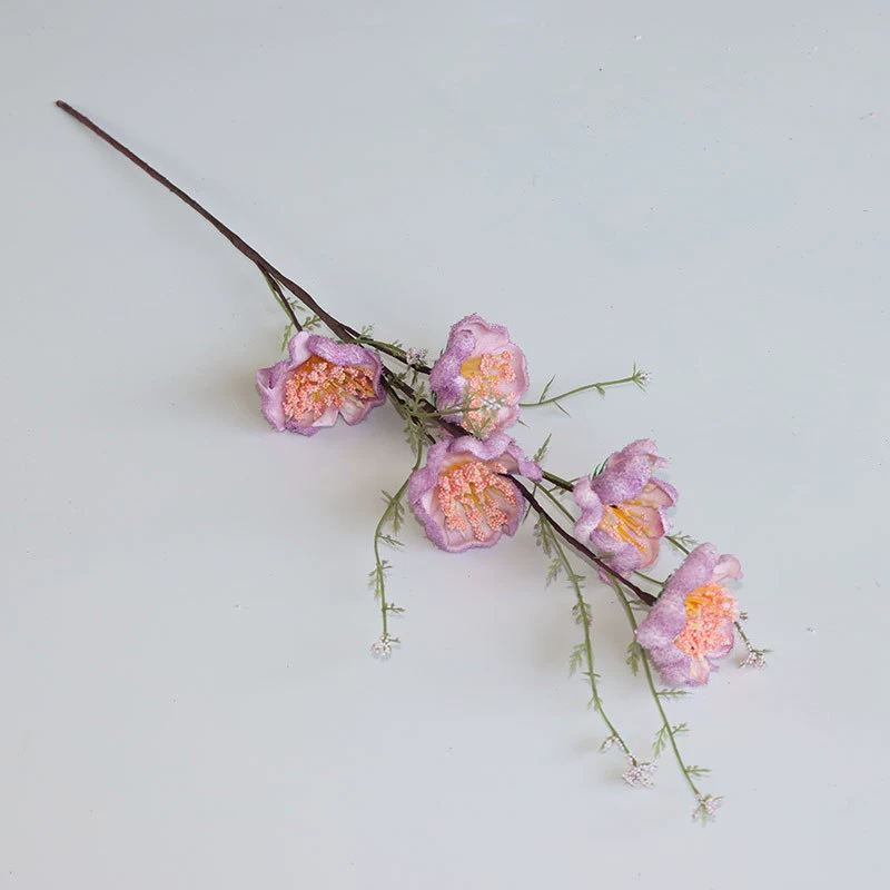 Rhododendron simulation flower and fake flower indoor living room decorative flower ornaments dining table flower swing