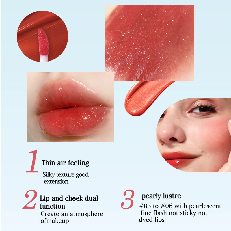 Эксклюзивно взрывной пир replic Lip gloss увлажнение, матовый водостойкий цвет, цвет, не прилипает к чашке блеск для губ