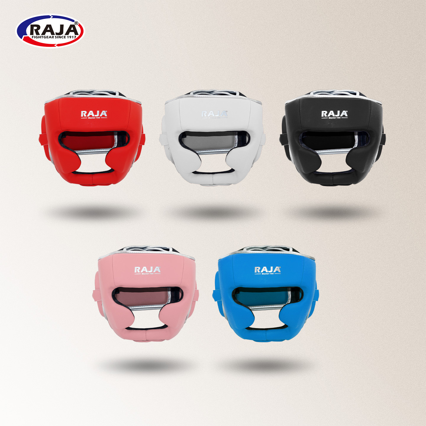 Raja Brand Composite Cowhide Professional Edition Boxing Fighting and Other Training Competition Head Protection