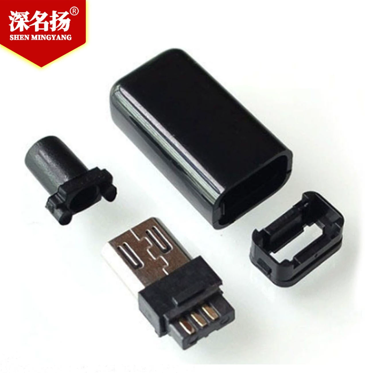 Smart phone Mike USB plug Micro interface 5P welding line DIY 4 set