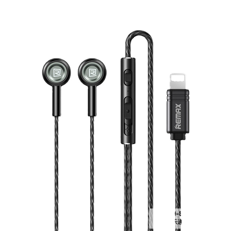 REMAX适用苹果iphone耳机即插即用耳塞式耳机RM-598i（iC原装版）