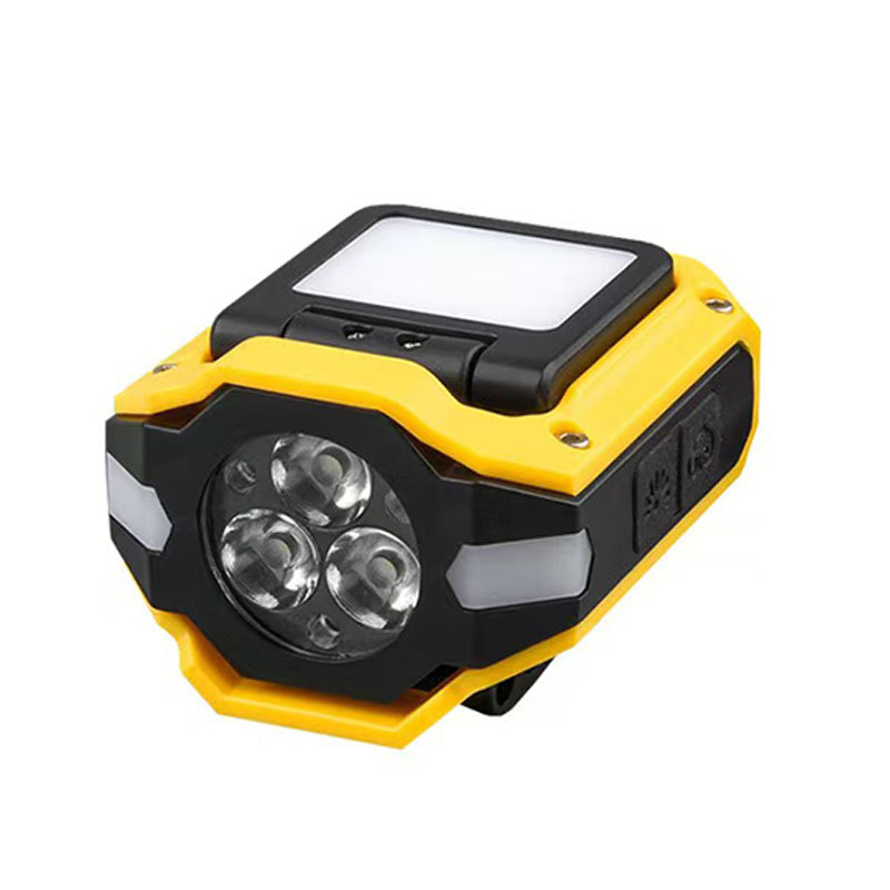 Luz transfronteriza de luz fuerte inducción ajustable de cinco velocidades lámpara de clip de sombrero desmontable luz de alta potencia luz de luz remota al aire libre