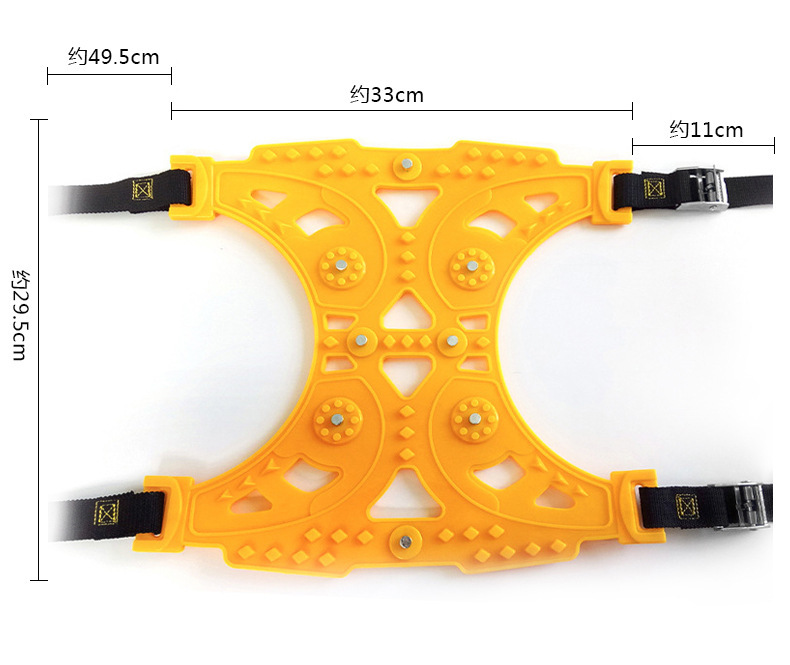 Anti-Skid Chains for Car Tires, Universal Snow Escape Chains for Off-Road Vehicles, Snow Emergency Chains