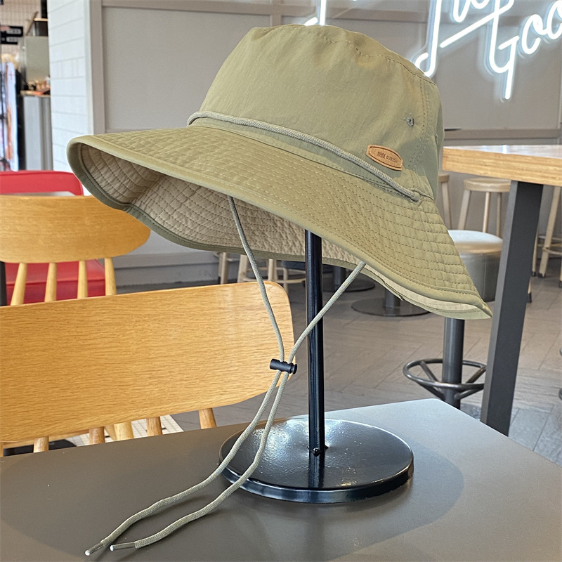 Sombrero de pescador simple de color sólido para mujeres primavera y verano viajes al aire libre ocio sombrero de vacaciones sombrero de sol hombre sombrero de montaña