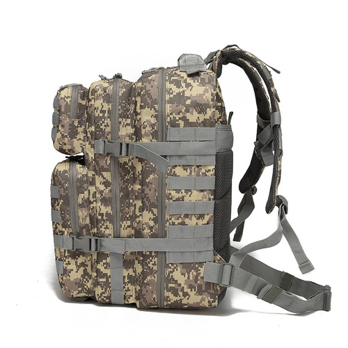 Outdoor Camouflage Sports Backpack Large Capacity Men's Travel Commuter Dual-Shoulder Bag Tactical Camouflage 3P Backpack