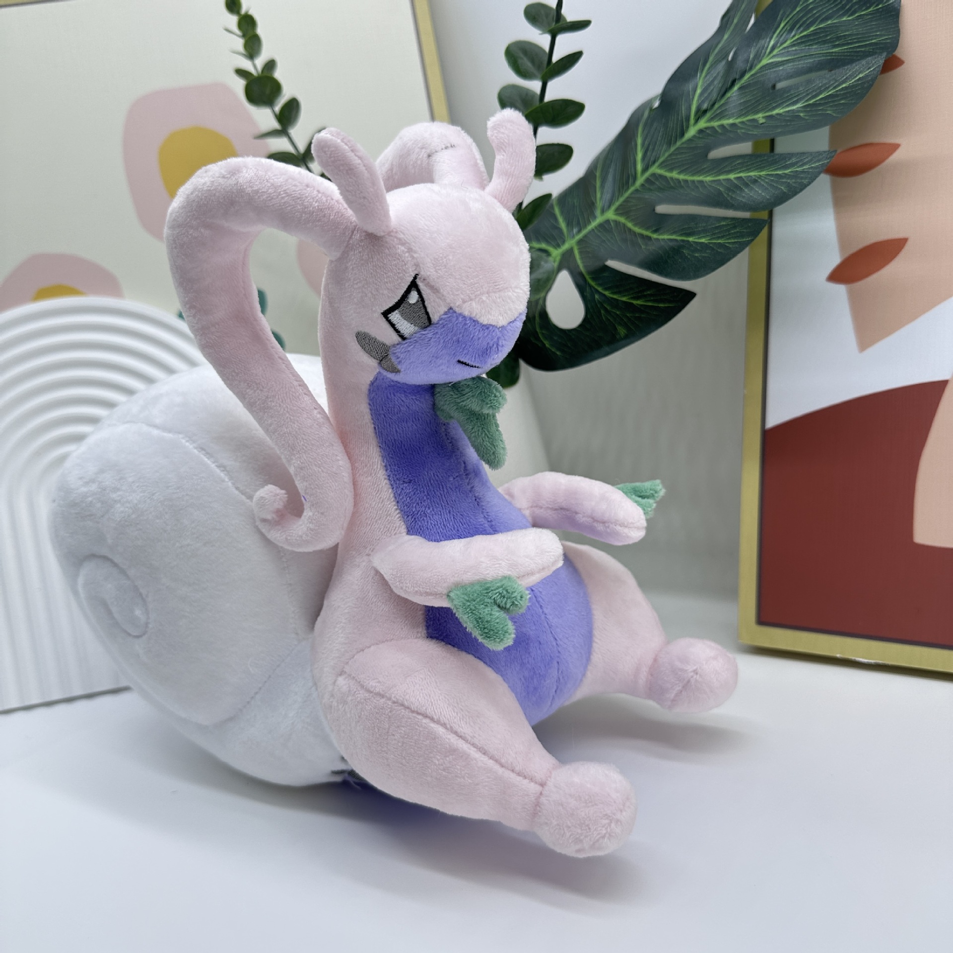 Cross border new product Sleeping Vaporeon Plush Water Eevee plush toy doll_voghion.com