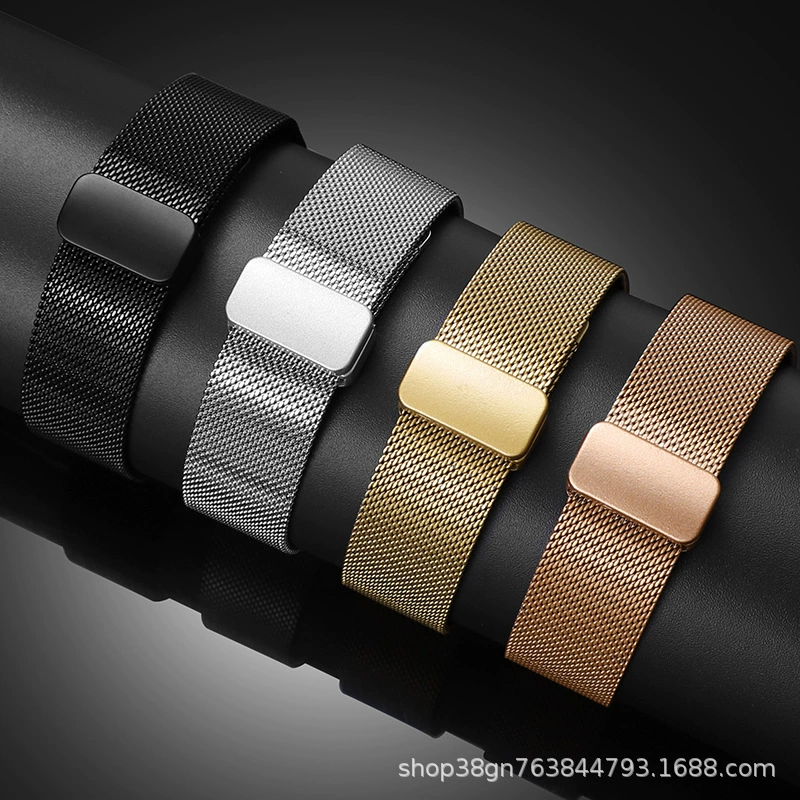 Для Apple Watch S8 Магнитная застежка Милан Ремешок Huawei Samsung Складная застежка Металл Нержавеющая сталь