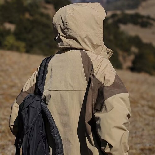 Women's Autumn/Winter American-style Outdoor Functional Down Jacket | Color-Block Patchwork Workwear Jacket | Loose-Fit, Windproof Coat – New Arrival